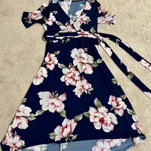 Floral Hello Miz Maternity Dress Size Large
